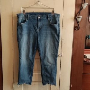 Old Navy Raw hem jeans
